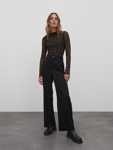 Wide Leg Pantalon 'April' EDITED en noir