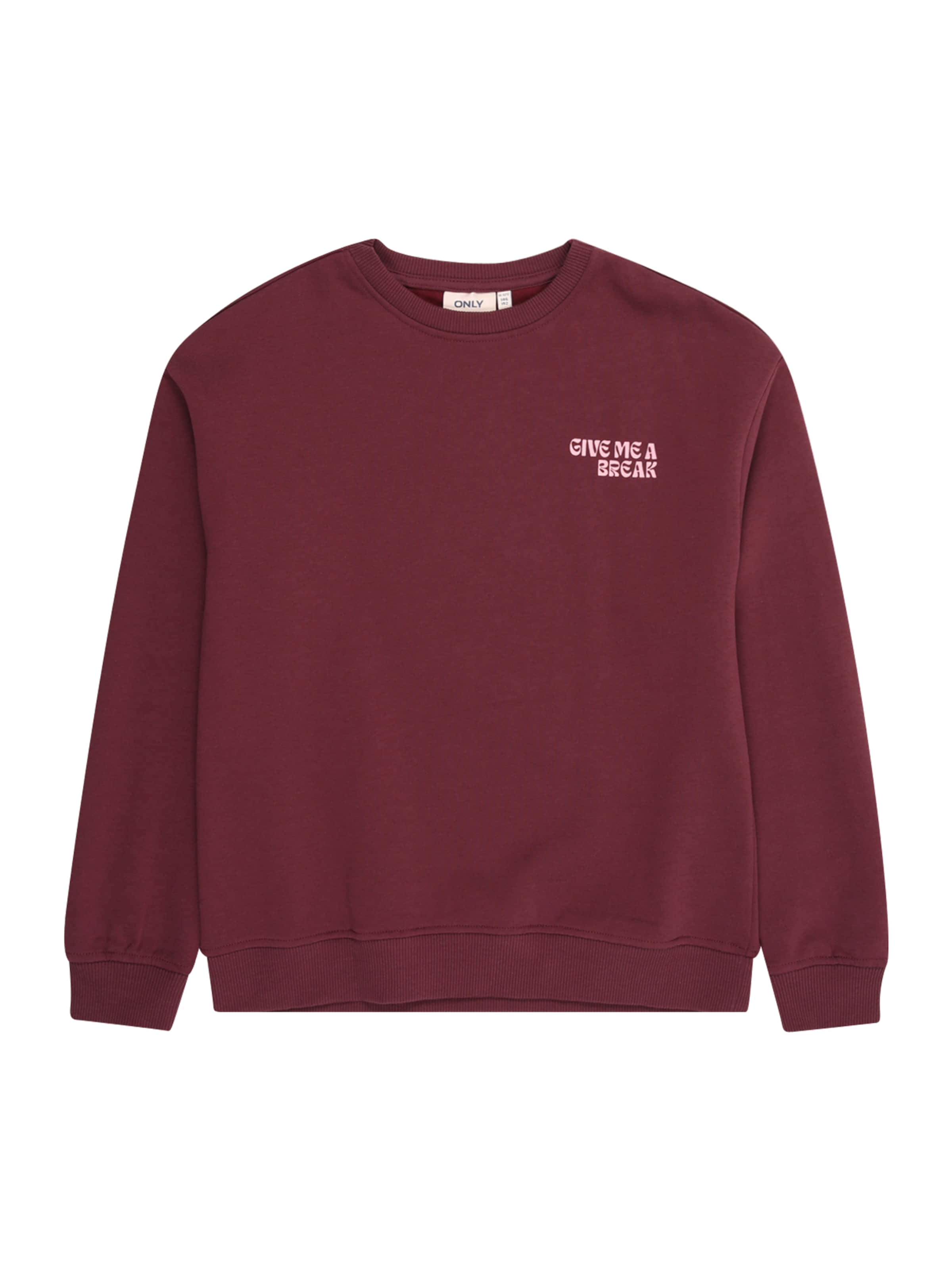 ONLY GIRLS Sweatshirt 'KOGCAMINE' in Purple: front