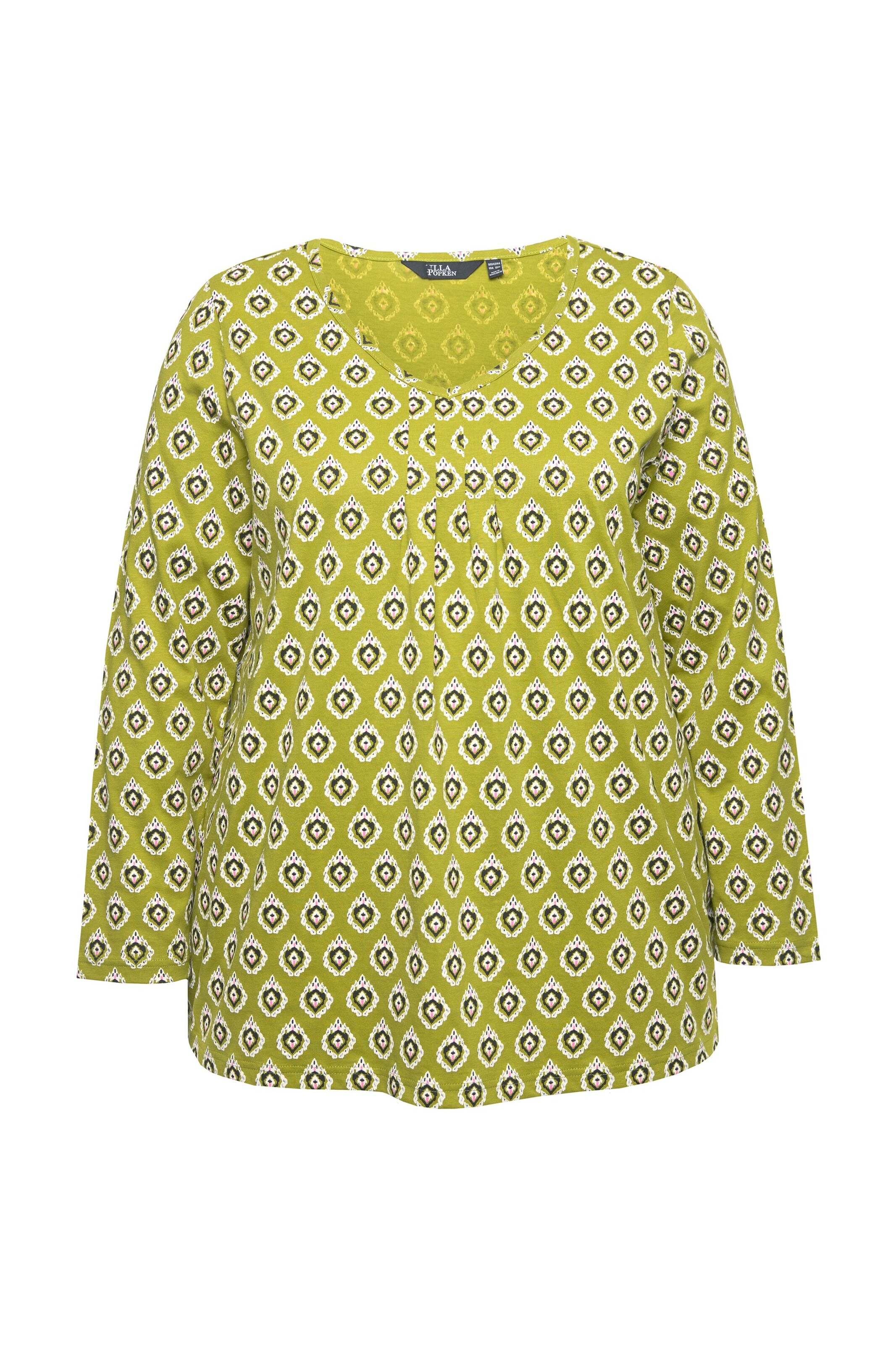 Ulla Popken Shirt in Grün: Vorderseite