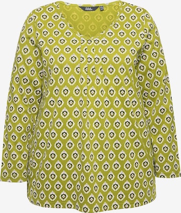 Ulla Popken Shirt in Groen: voorkant