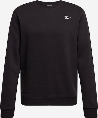 Reebok Sport Sportsweatshirt in schwarz / weiß, Produktansicht