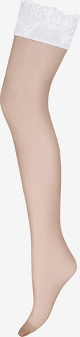 Wolford Fish-Net Stockings in Brown: front