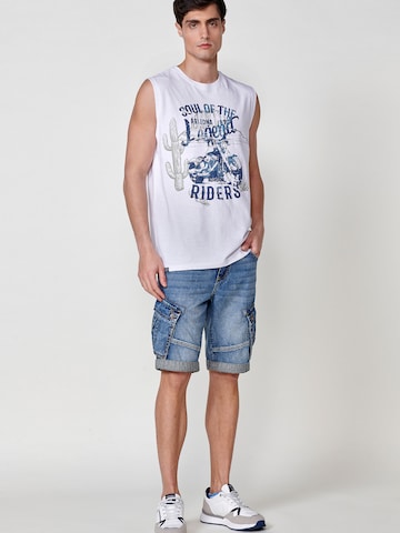 KOROSHI T-shirt i vit