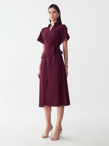 Willa - Vestido 'ISRA' en rojo