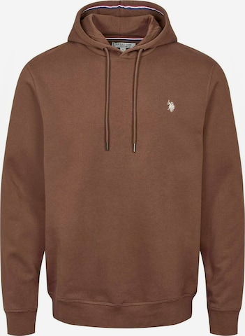 U.S. POLO ASSN. Svetr ' UMToke ' – hnědá: přední strana