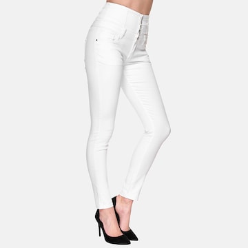 Skinny Jean Elara en blanc