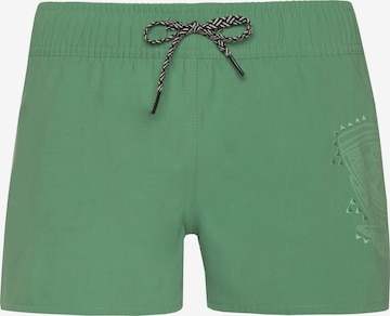 PROTEST Sportbademode 'FOUKE JR' in Grün: Vorderseite