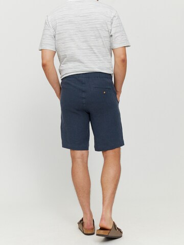 mazine Regular Pants ' Littlefield Linen ' in Blue