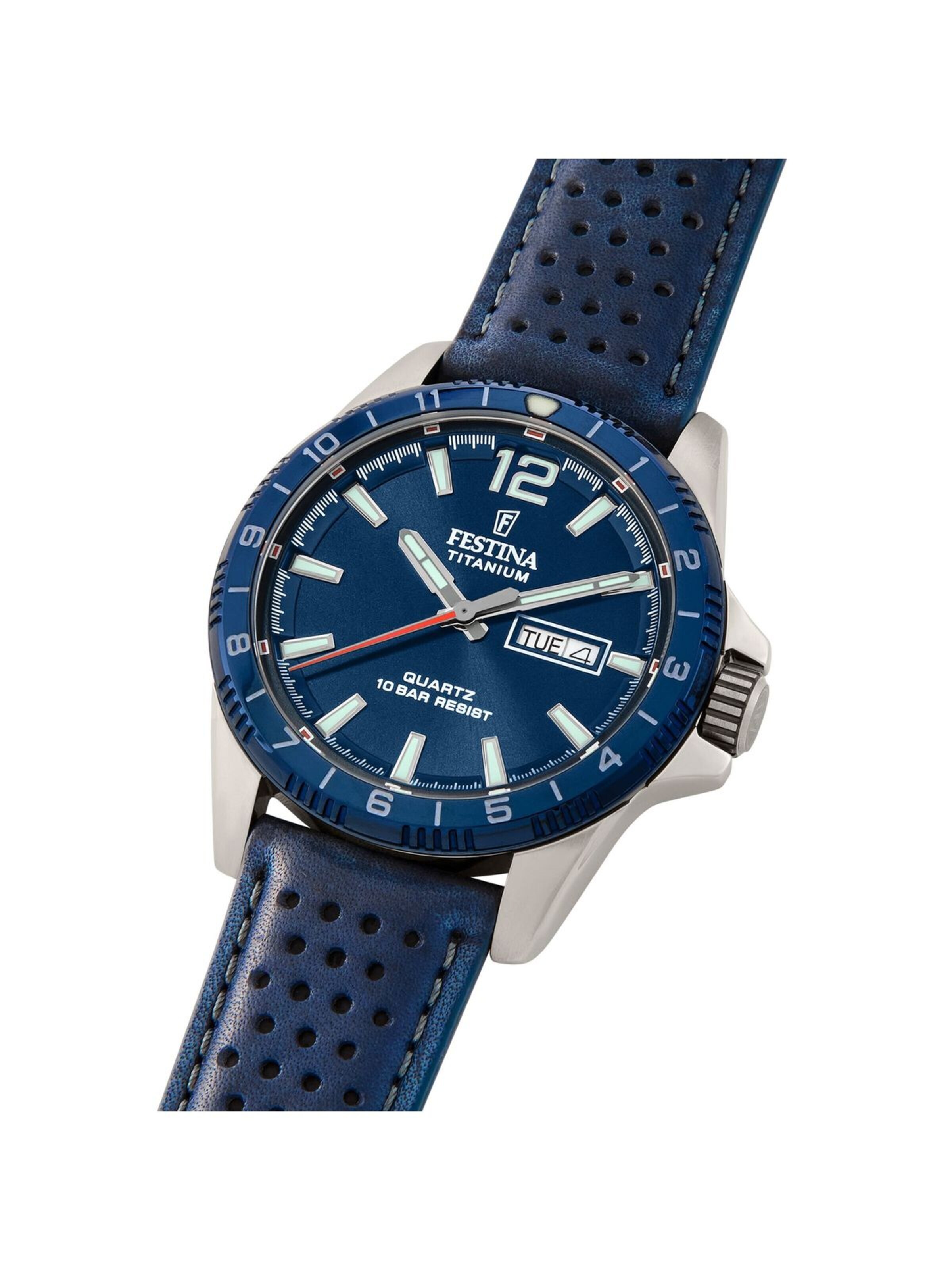 Montre à affichage analogique FESTINA en bleu