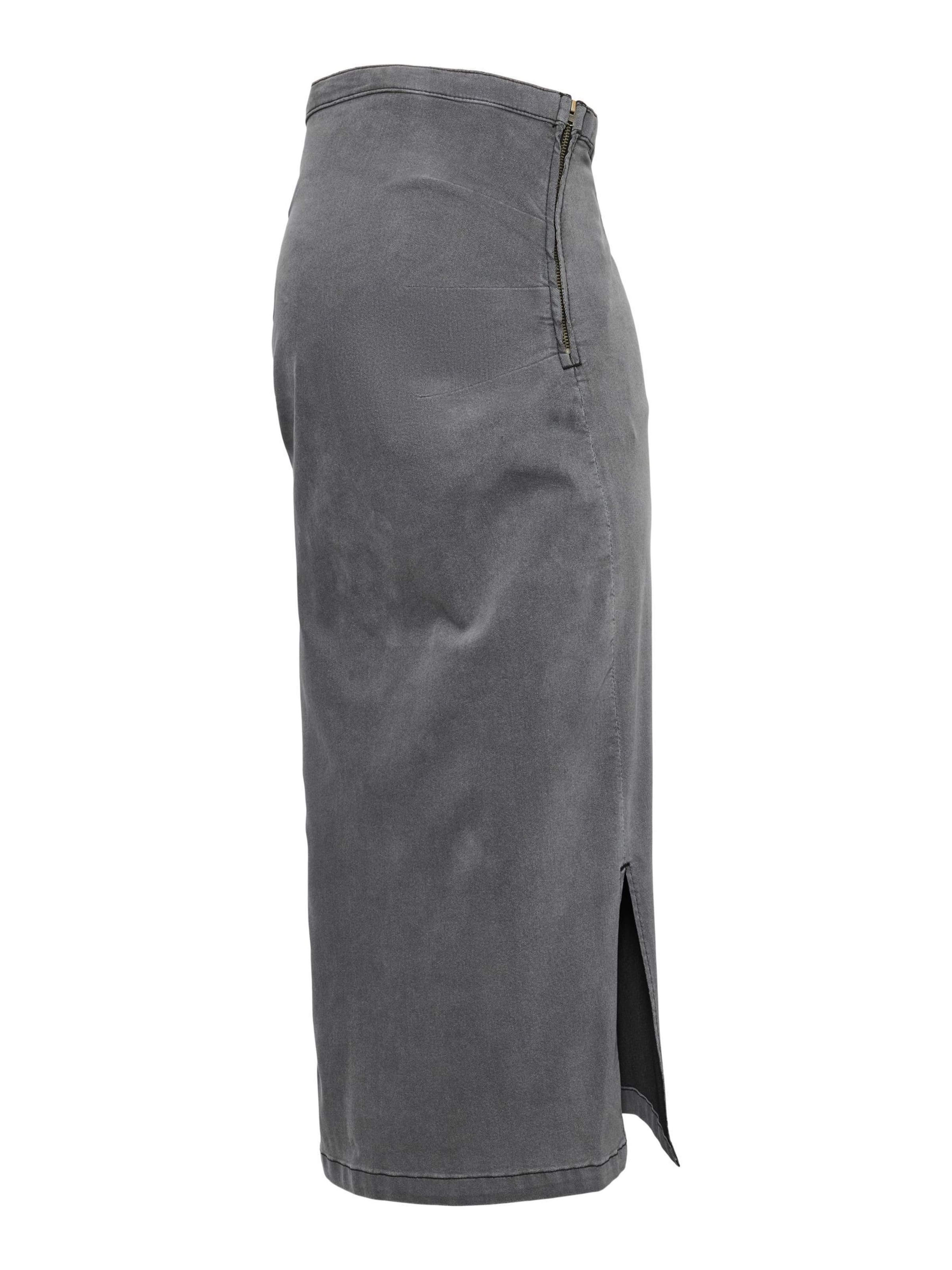 MAMALICIOUS - Falda en gris: frente