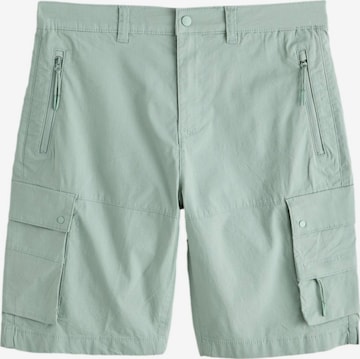 Next Карго панталон 'Tech Utility' в зелено: отпред