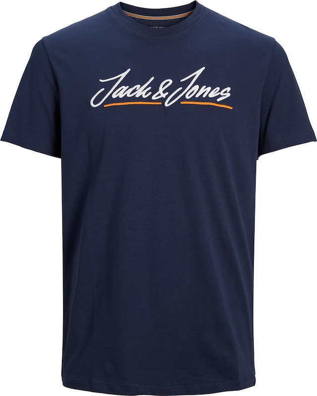 JACK & JONES T-Shirt 'Tons Upscale' in Marine