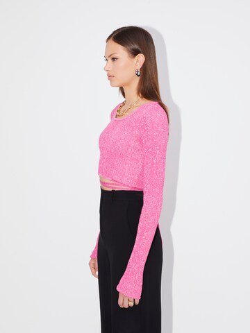 LeGer by Lena Gercke Sweater 'Hacer' in Pink