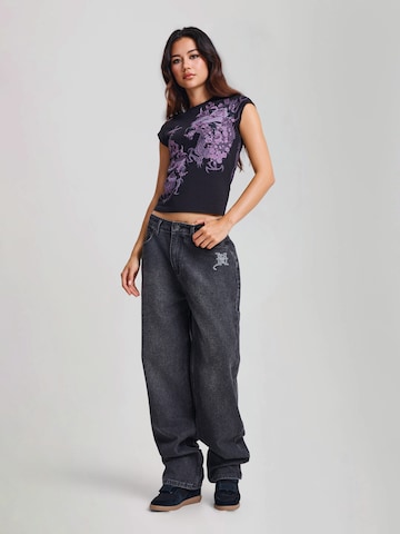 Ed Hardy Shirts 'Tattoo City' i sort