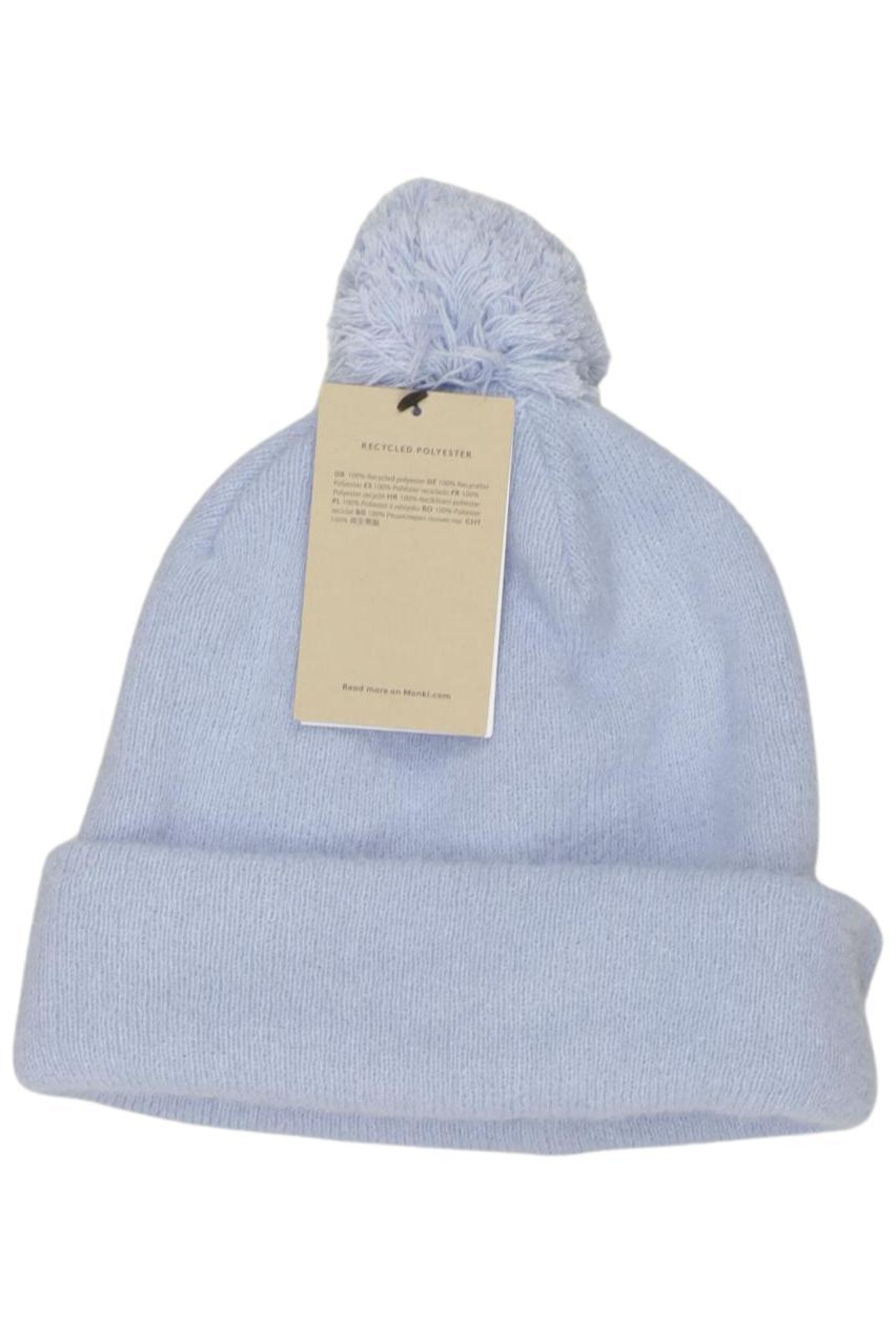 Monki Hat & Cap in One size in Blue: front