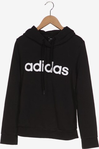 ADIDAS PERFORMANCE Sweatshirt & Zip-Up Hoodie in XS in Black: front