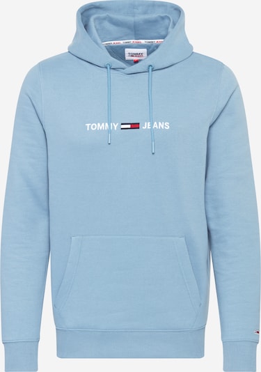 Tommy Jeans Sweatshirt in de kleur Lichtblauw / Donkerblauw / Rood / Wit, Productweergave