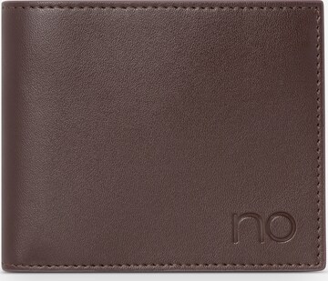 NOBO Wallet in Brown: front