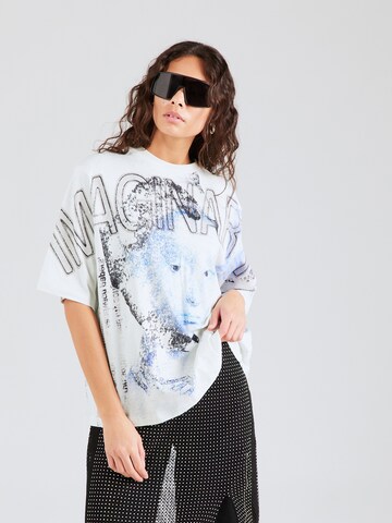 WEEKDAY T-shirt i vit