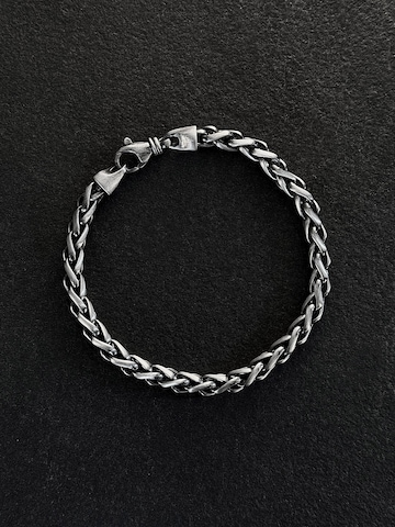 REYTEL Armband 'TIEMPO' in Zilver: voorkant