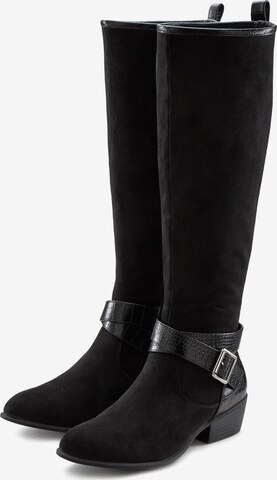 LASCANA Boots in Black