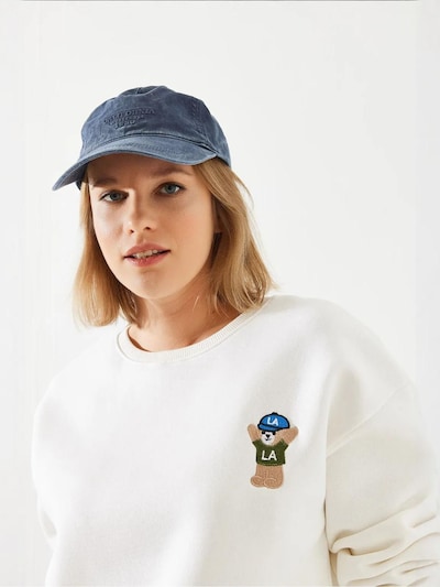 Felpa Bianco Lucci di colore beige / azzurro / cappuccino / oliva, Visualizzazione prodotti