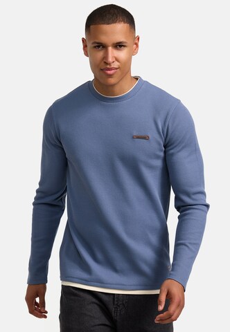 INDICODE JEANS Shirt ' Sigfinn ' in Blue: front