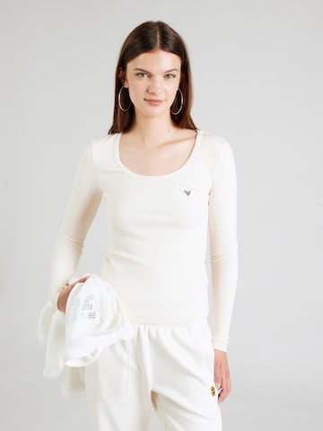GUESS Shirt 'COLETTE' in Beige: front