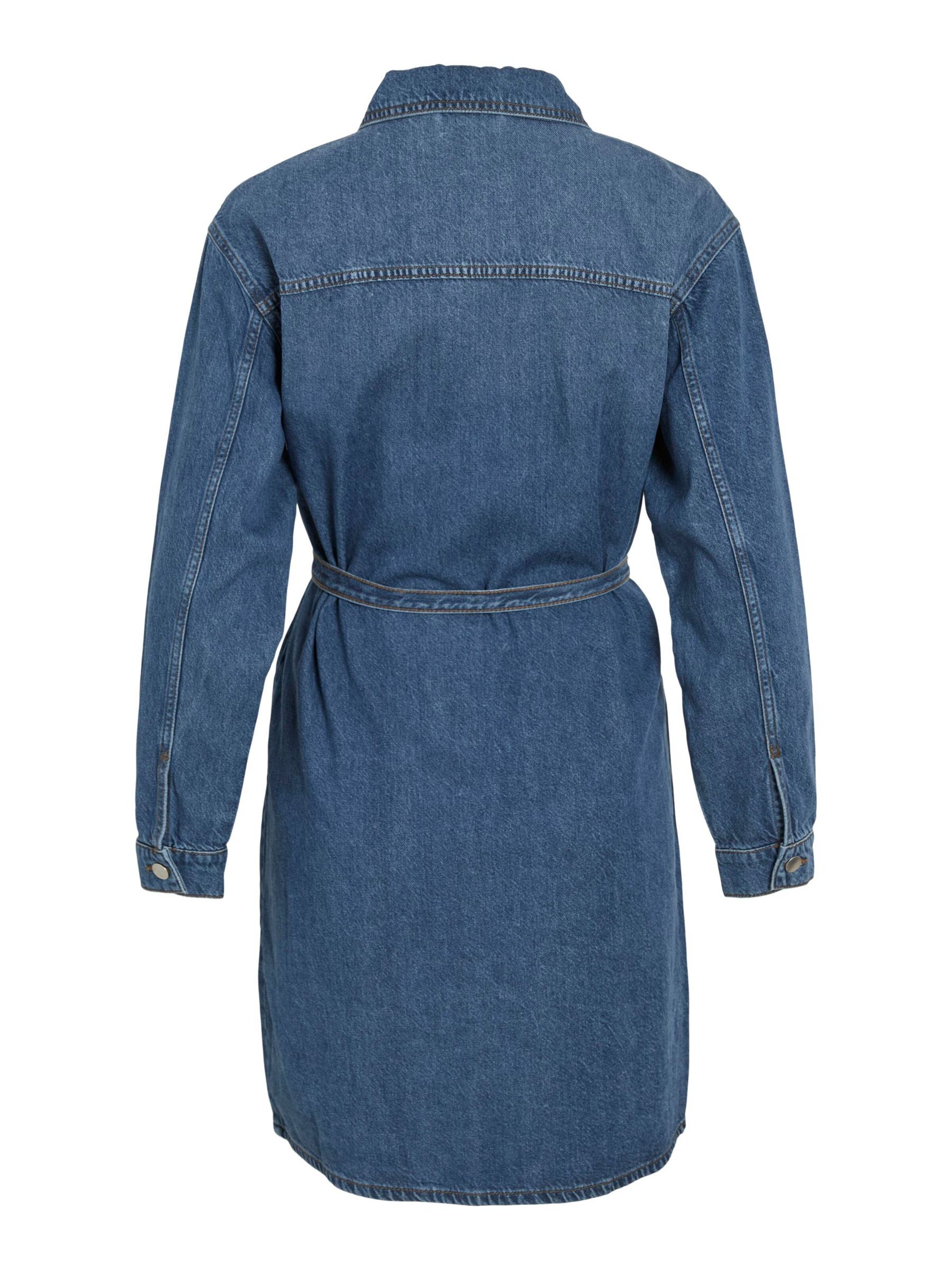 VILA Blusekjole 'VIKIKI' i blå