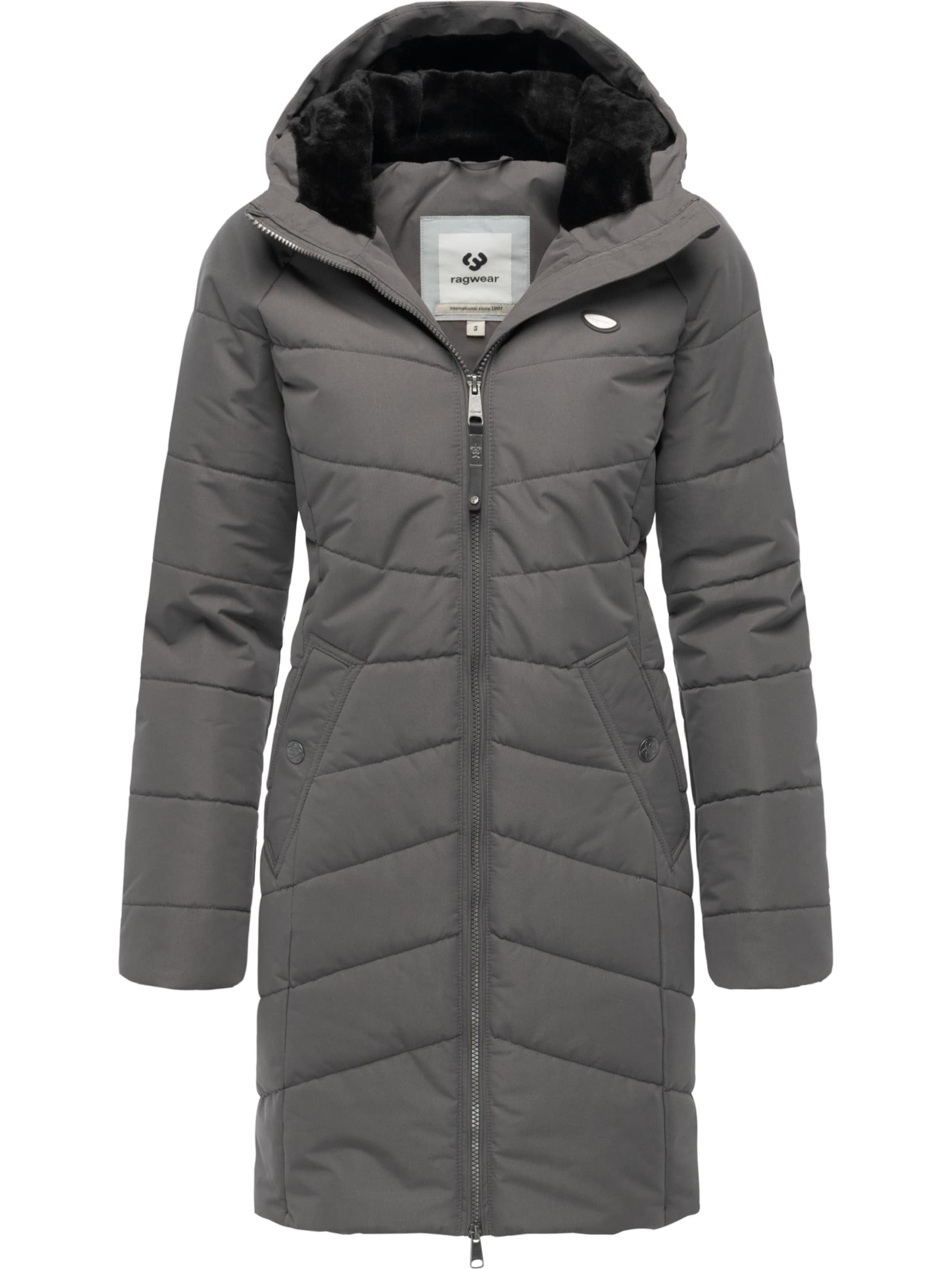 Manteau d’hiver &#x27;Noita&#x27; Ragwear en gris : devant