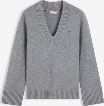 Pulover de la TOMMY HILFIGER pe gri: față