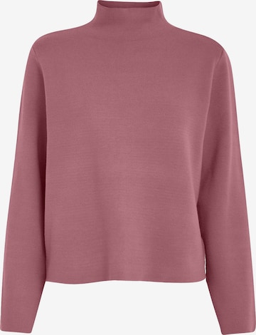 Pull-over ' MSLupi High Neck Knit Pullover ' minus en rose : devant