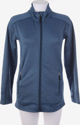 KTEC Sweatshirt & Zip-Up Hoodie in XS in Blue: front