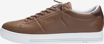 LLOYD Sneaker COURT in Braun: Vorderseite