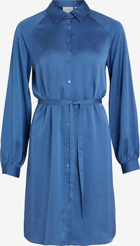 Robe-chemise VILA en bleu : devant