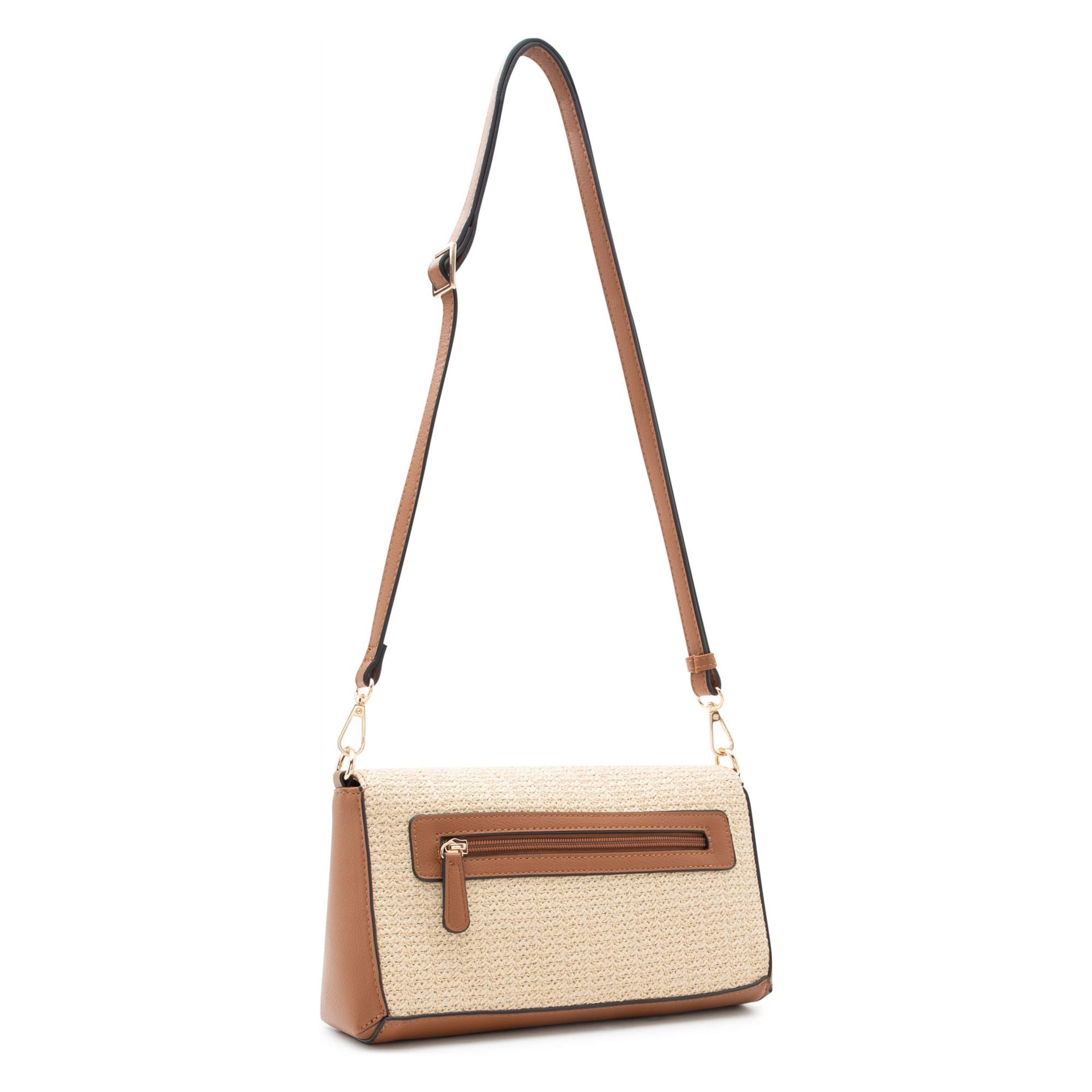 Borsa a tracolla 'Rosalie' di L.CREDI in beige