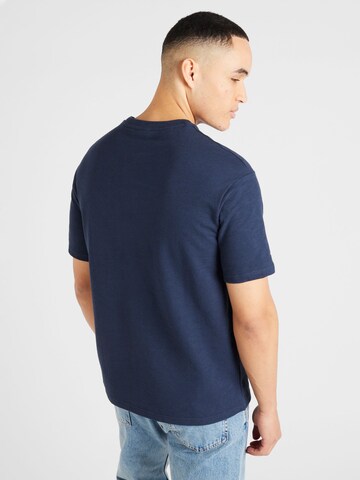 SELECTED HOMME T-shirt 'SAUL' i blå