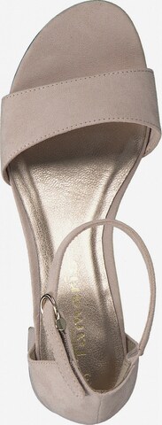 TAMARIS Strap sandal in Beige