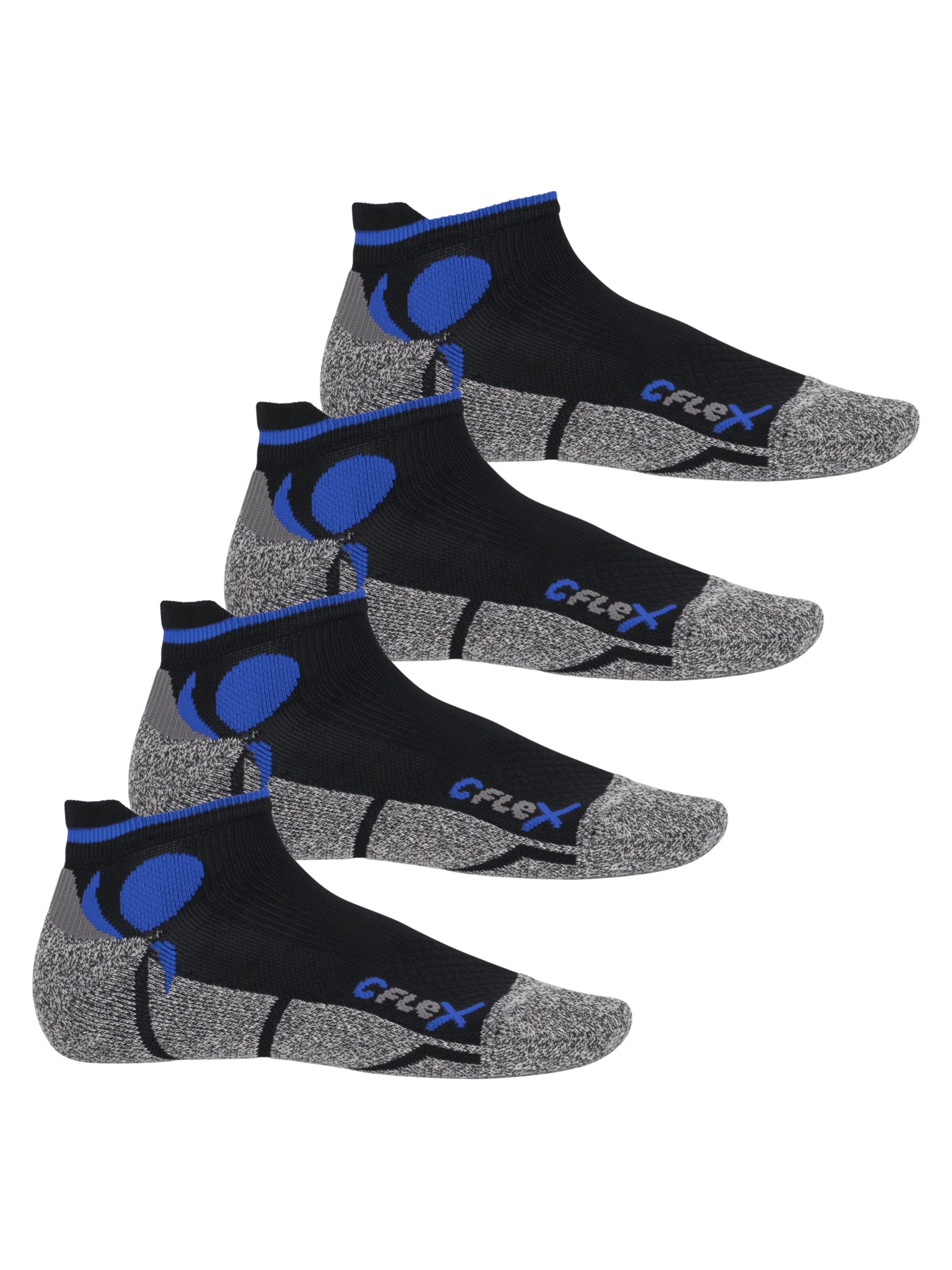 cflex Athletic Socks 'Running' in Blue: front