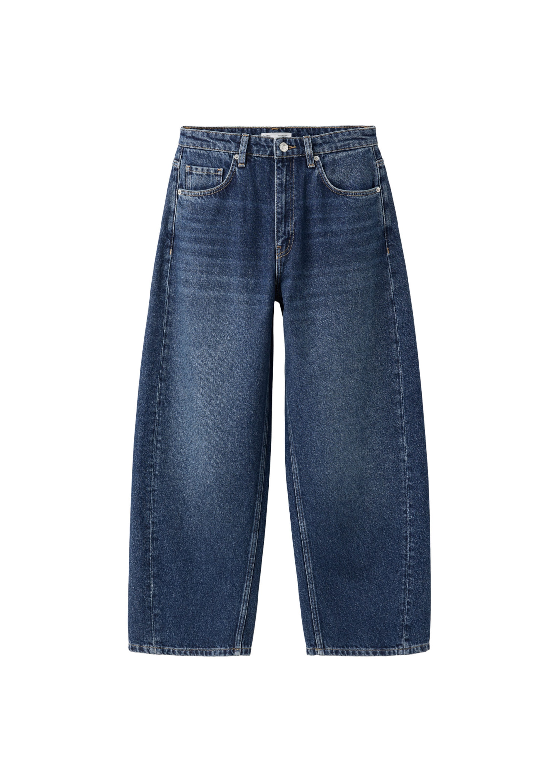 MANGO Wide leg Jeans 'BIMBA' in Blue: front