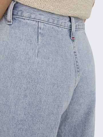 ONLY Wide leg Jeans 'ONLla' in Blauw