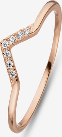 Fiocco Jewelry Ring 'Crown' in Gold: front