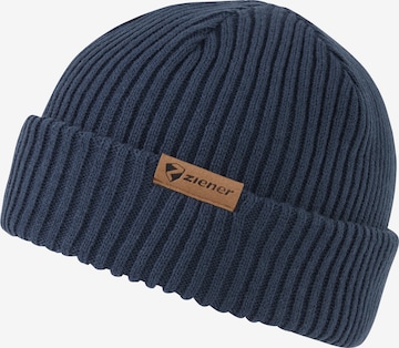 ZIENER Beanie 'IPU' in Blue: front