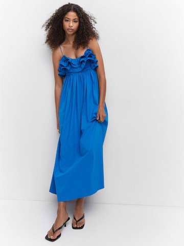 MANGO Sukienka 'Miel' w kolorze niebieski