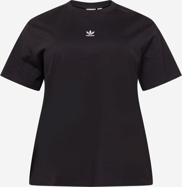 ADIDAS ORIGINALS Тениска в черно: отпред