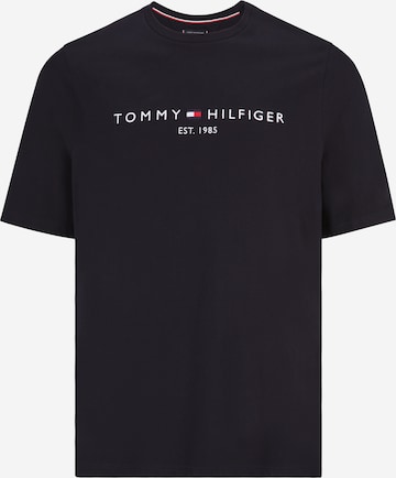 Tommy Hilfiger Big & Tall Shirt in Blue: front