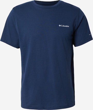 Tricou funcțional 'Thistletown Hills™' de la COLUMBIA pe albastru: față