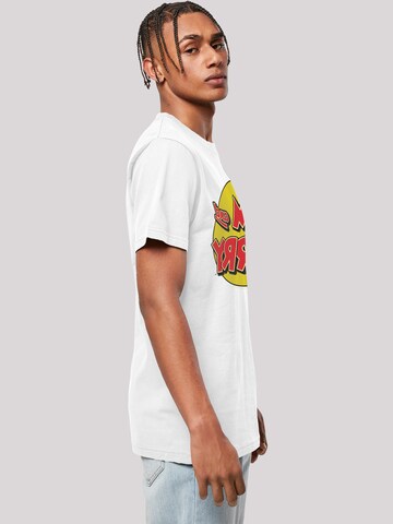 T-Shirt 'Tom und Jerry' F4NT4STIC en blanc