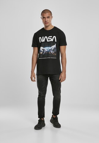 Mister Tee Shirt 'Nasa' in Zwart