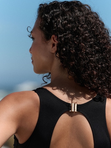 Mint Velvet Bralette Shaping swimsuit in Black